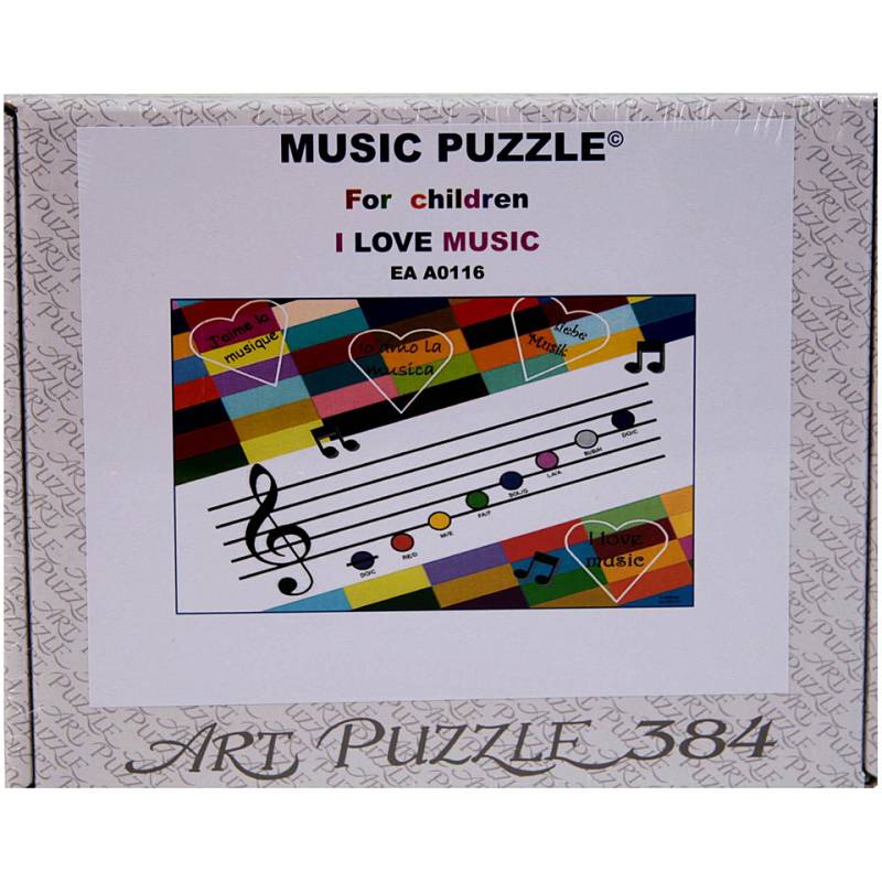 Musikboutique Kübler Puzzle - I love music Spiel von Musikboutique Kübler