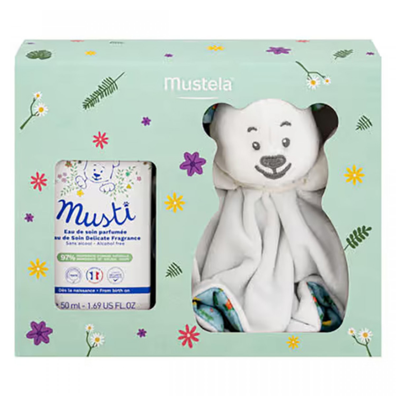 Mustela Geschenkset Mustì Duftwasser mit Plüsch von Mustela