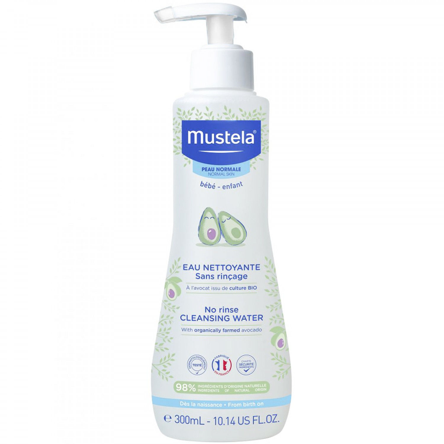 Mustela Kein Spülen Reinigungswasser 300 ml von Mustela