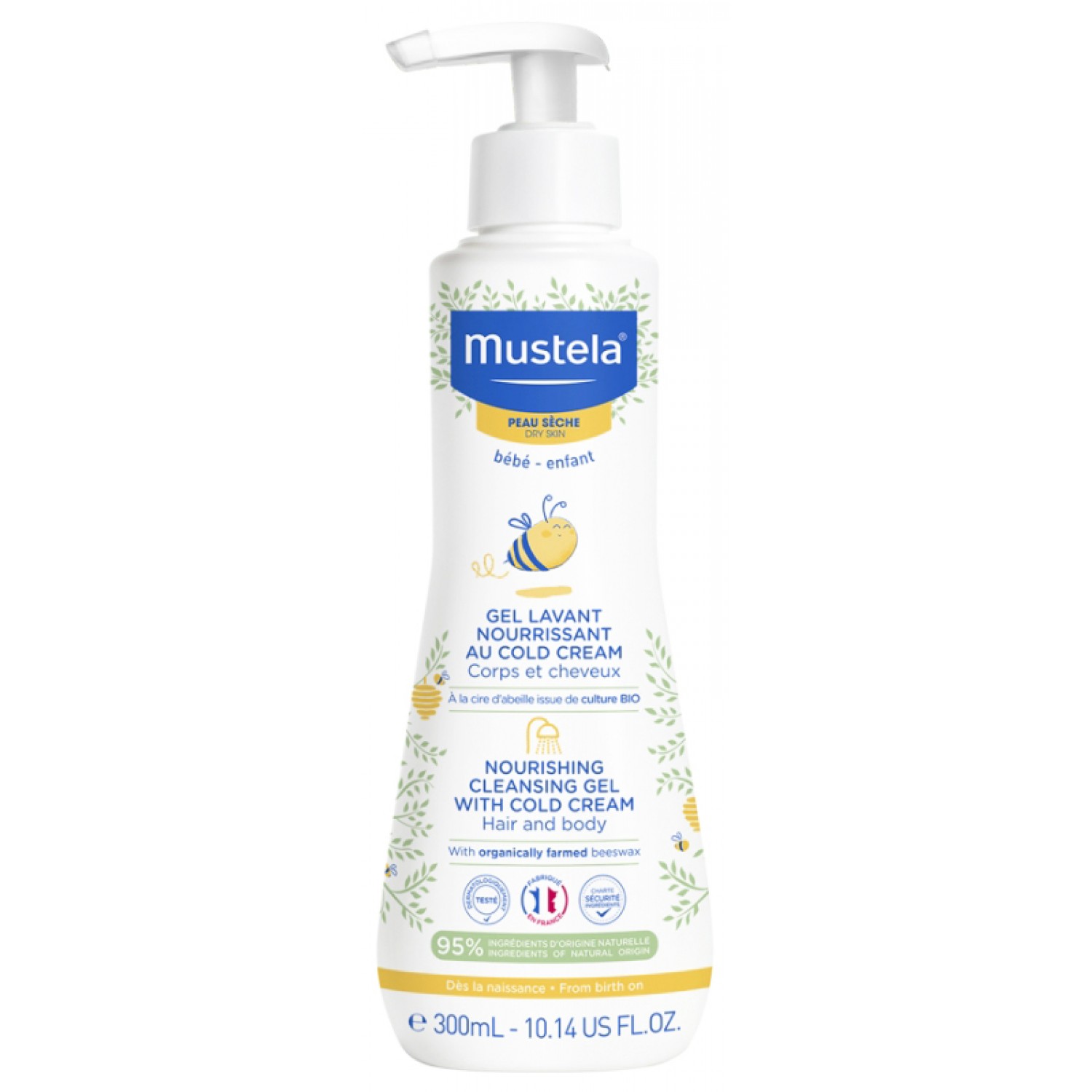 Mustela Nourishing Cleansing Gel With Cold Cream 10.14 Oz. von Mustela