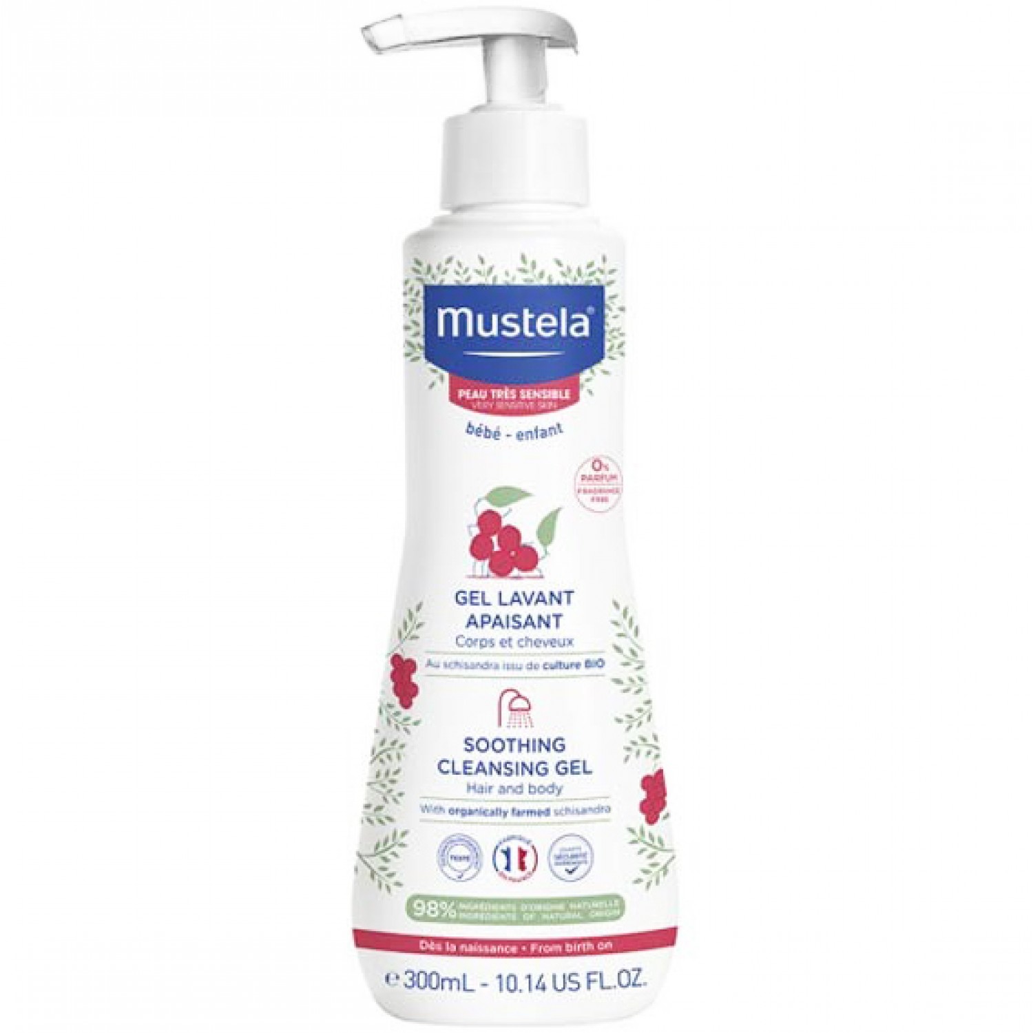 Mustela Nourishing Cleansing Gel With Cold Cream 10.14 Oz. von Mustela