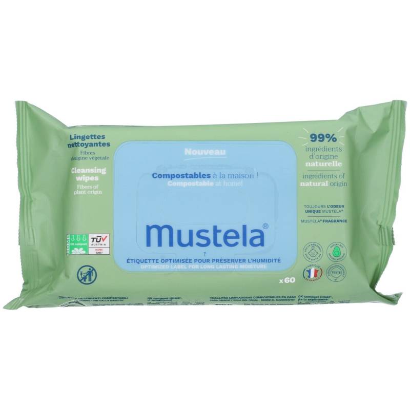 Mustela Parfümierte Reinigungstücher 60 Stk von Mustela