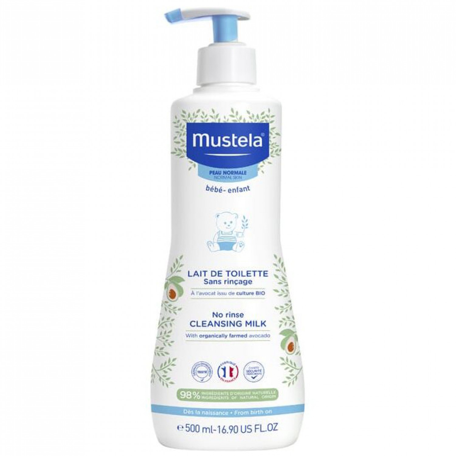 Mustela Toilettenmilch für normale Haut 500 ml von Mustela