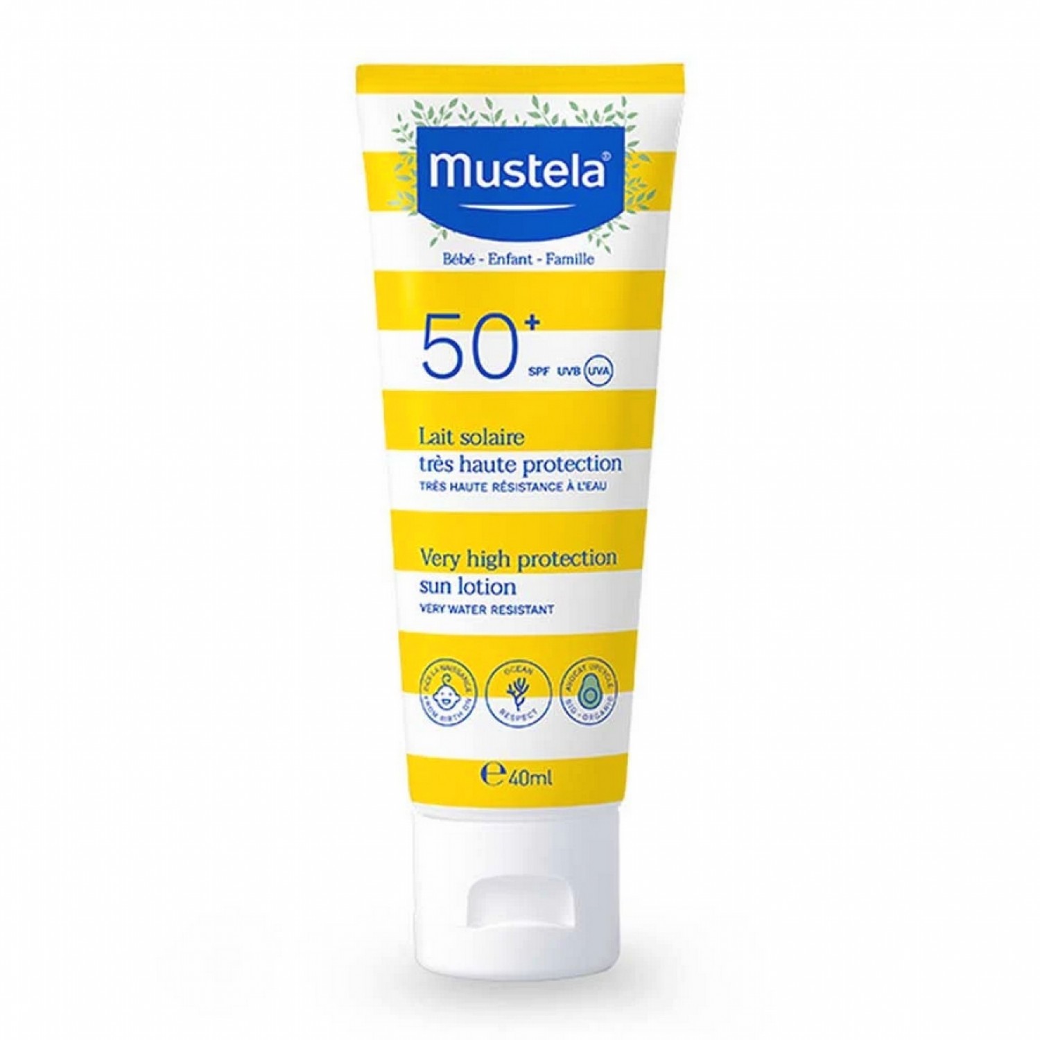 Mustela Very High Protection Sun Lotion For Face Spf50+ 40ml von Mustela