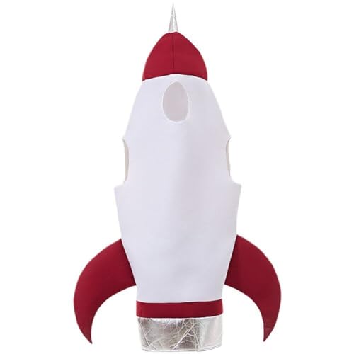 Raketenkostüm Für Erwachsene, Lustige Weltraum-raketenschiff-kostüme Für Männer Und Frauen, Halloween-cosplay-overall-outfits von Muteitt