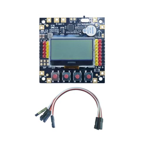 Muuoeou KK2.1.5 Plus KK2 Flight Control Board Flight Controller VTOL für FPV Racing Drone RC Flugzeug, V1.19S1 PRO Firmware Langlebig Einfach zu Bedienen von Muuoeou