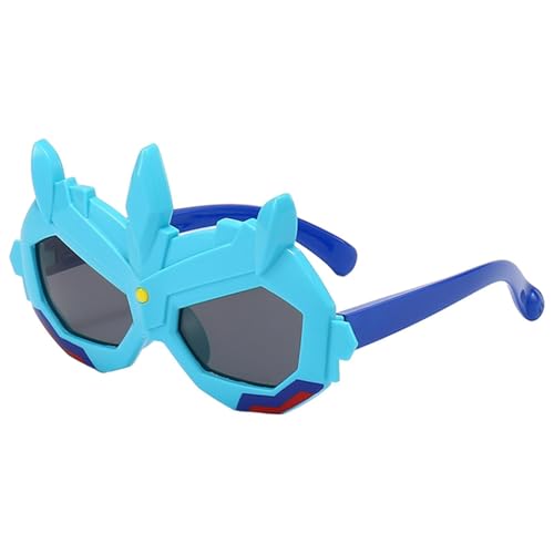 Muuzebsy Lustige Kinder-Sonnenbrille, coole Brille im Mech-Stil, Foto-Requisiten, Party-Zubehör, UV-Schutzbrille für Partys von Muuzebsy