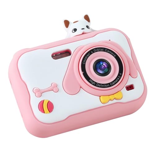 Muyilanc A8S HD Dual Lens 4000W Pixel 5472X4104PX Fotoauflösung Ohne Speicherkarte Kinderkamera,Pink Langlebig von Muyilanc