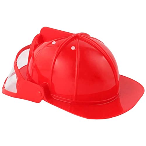 Muzrunq Kinder Feuerwehrhut Kinder Feuerwehrmann Helm Feuerwehrmann Hat Kostüm Accessoires Fire Fighter Kostüme Kinder Halloween Party Rollenspiel Spielzeug Spielzeug Spielzeug von Muzrunq