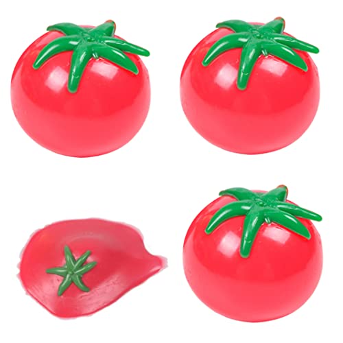 Stress Ball für Kinder Tomate Squeeze Ball Stress Relief Balls Imitation Tomaten Stressbälle Streich Wasser Requisiten Geschenke Spielzeug Kinder Ball für Stressabbau 3pcs von Muzrunq