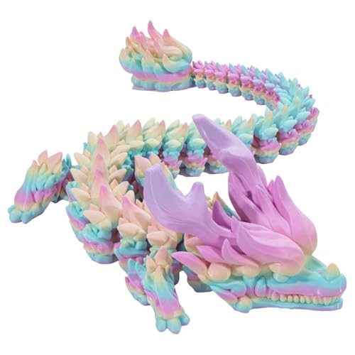 3D-gedruckter flexibler Drache, Drache 3D-Druck flexibles Filament, flexible Drachenskulptur, Drache STL flexibler Druck, Drachen-Fidget-Spielzeug, flexible Gelenke für Zuhause von Mwkbbn