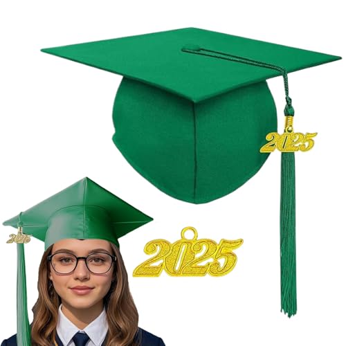 Mwkbbn Grad Caps - Bequeme verstellbare Junggesellenhüte mit Jahresschild - High School Graduation Souvenirs, College Supplies für Halloween, Cosplay, Fotografie von Mwkbbn