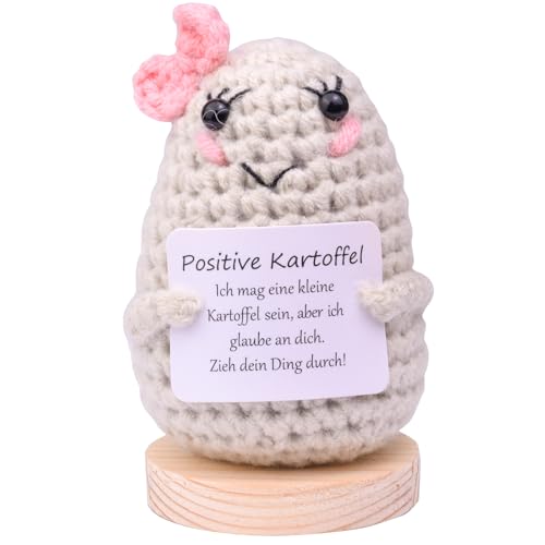 Mwmoeen Lustige Positive Potato Pocket Hug, Kreative Positive Kartoffel Puppe Geschenke Beste Freundin Geschenke für Freundin Kleine Geschenke für Frauen(A33) von Mwmoeen