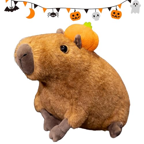 Mwqpgyh Capybara Stofftier, Capybara Plüsch - 11,81 Zoll großer niedlicher Cartoon-gefüllter Capybara - Heimdekoration, geruchlose Kuscheltiere für Kinder, realistische Tierplüschtiere zum von Mwqpgyh