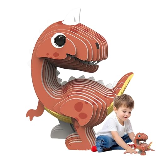 Mwqpgyh Dinosaurier-Modellpuzzle, 3D-Puzzles für Kinder,Lernspielzeug Tierpuzzles | 3D-Lernrätsel, Puzzle für, Mädchen, Kinder von Mwqpgyh