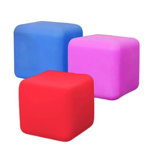 Mwqpgyh Ice Cube Squishy Toy, Eiswürfel Stress Balls, Nee Doh Nice Cube, Stress Balls for Kids and Adults, FidgetCube Sensory Toys for Kids, FidgetCube Sensorik Spielzeug, Squeeze Cube Toy von Mwqpgyh