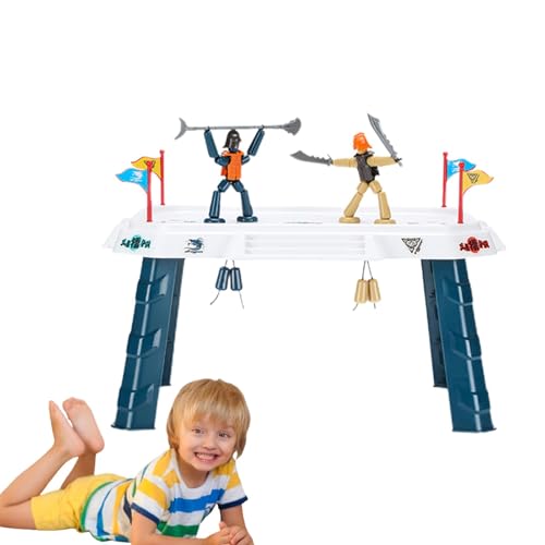 Mwqpgyh Kleine Battle-Actionfiguren,Actionfiguren Battle,2-Spieler-Kampfspiel | Lustiges interaktives Puppenspiel mit Schnurpuppen, Eltern-Kind-Spielzeug für den Außenbereich von Mwqpgyh