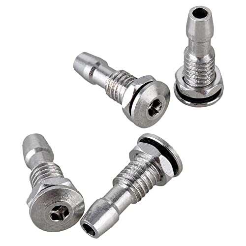 Mxfans 4 x Auslassdüse Wasserventil M6 Silber für RC Boot DIY Anschluss von Mxfans