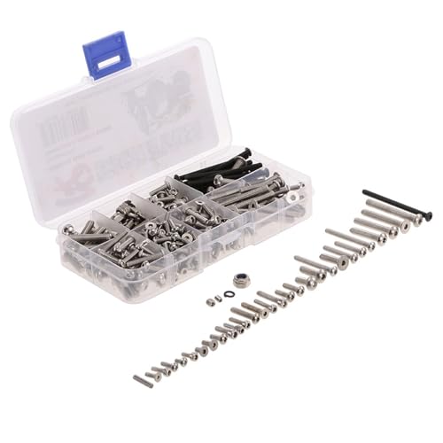 Mxming Geändert Schrauben Set Edelstahl Schrauben Trx85076-4 Reparatur Maßstab 1:7 Heavy Duty Spielzeug Teile C von Mxming