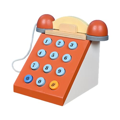 Mxming Spielzeug Telefon Telefon Für Kinder Entwickelt Gedächtnisfähigkeiten So Tun Sie EIN Telefon Für Kinder Spielen Würden Retro Telefon Vorgetäuschte Telefone von Mxming