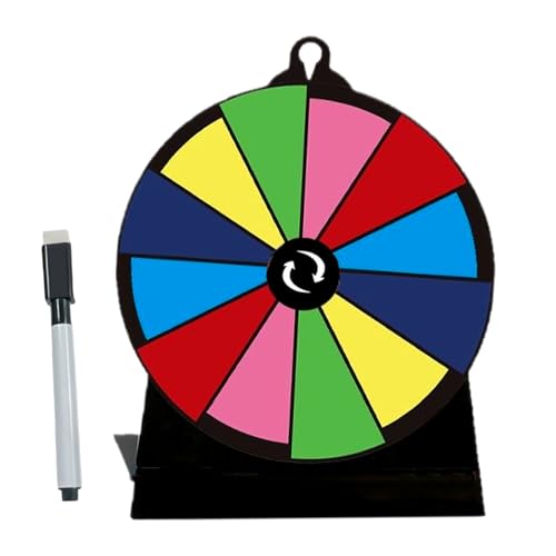Mxshc Glücksrad Für Preise, Drehrad Mit Ständer Für Tisch, Wiederverwendbares Glücksrad Für Partys Supermärkte Auftritte Handelsmessen Spendensammlung Gewerbe Mxshc Glücksrad Für Preise, Drehrad Mit Ständer Für Tisch, Wiederverwendbares Glücksrad Für Partys Supermärkte Auftritte Handelsmessen Spendensammlung Gewerbe von Mxshc