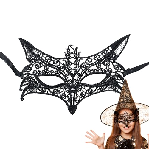 Mxshc Lace Augenmaske, Elegante Gesichtsmaske Augenklappe Für Mädchen Damen Teenager, Festdekoration Augenbinde Für Damen Mädchen Halloween Weihnachten Geburtstag Party Cosplay Fasching Mxshc Lace Augenmaske, Elegante Gesichtsmaske Augenklappe Für Mädchen Damen Teenager, Festdekoration Augenbinde Für Damen Mädchen Halloween Weihnachten Geburtstag Party Cosplay Fasching von Mxshc