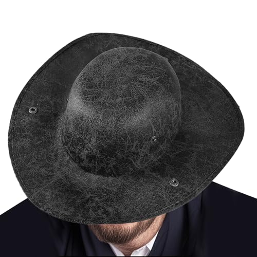 Mxshc Leder Piratenhut,Leder Kolonial Dreispitz Hut - Kostüm Kopfbedeckung für Bühne Familientreffen Maskerade Theateraufführung Halloween Cosplay Schultheater Fasching Mxshc Leder Piratenhut,Leder Kolonial Dreispitz Hut - Kostüm Kopfbedeckung für Bühne Familientreffen Maskerade Theateraufführung Halloween Cosplay Schultheater Fasching von Mxshc