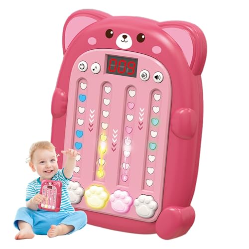 Mxshc Lernspielzeug für Rhythmusspiele, elektronische Rhythmusspielkonsole,Pädagogische elektronische Rhythmuskonsole - Fast Press Quick Push Spielkonsole Zappelspielzeug für Kinder, Erwachsene, alle von Mxshc