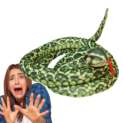 Mxshc Schlangen Kuscheltier | Realistisches Stofftier Schlange Streich Accessoire Spielzeug,Multifunktionskissen Deko Spielzeug Realistische Optik Für Familie Kinder Geburtstag Wohnzimmer Mxshc Schlangen Kuscheltier | Realistisches Stofftier Schlange Streich Accessoire Spielzeug,Multifunktionskissen Deko Spielzeug Realistische Optik Für Familie Kinder Geburtstag Wohnzimmer von Mxshc