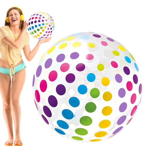 Mxshc Strandball - Aufblasbare Wasserballons,Bunter Regenbogen Farben Outdoor Spielzeug Für Geburtstag Gartenparty Kinder Familien Camping See Und Wasseraktivitäten Mxshc Strandball - Aufblasbare Wasserballons,Bunter Regenbogen Farben Outdoor Spielzeug Für Geburtstag Gartenparty Kinder Familien Camping See Und Wasseraktivitäten von Mxshc
