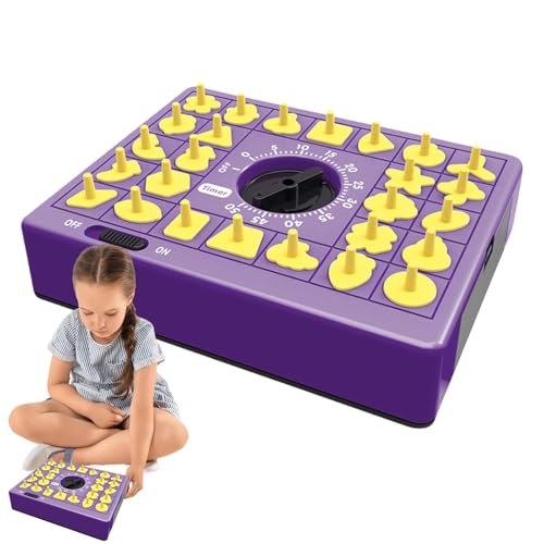 Mxshc Zeitgesteuertes Matching-Puzzlespiel, zeitgesteuertes Puzzlespiel | Formpassendes Popup-Tablett-Spielzeugset mit Timer - Lernspielzeug für Kinder, formt kognitives, passendes Popup-Tablett von Mxshc