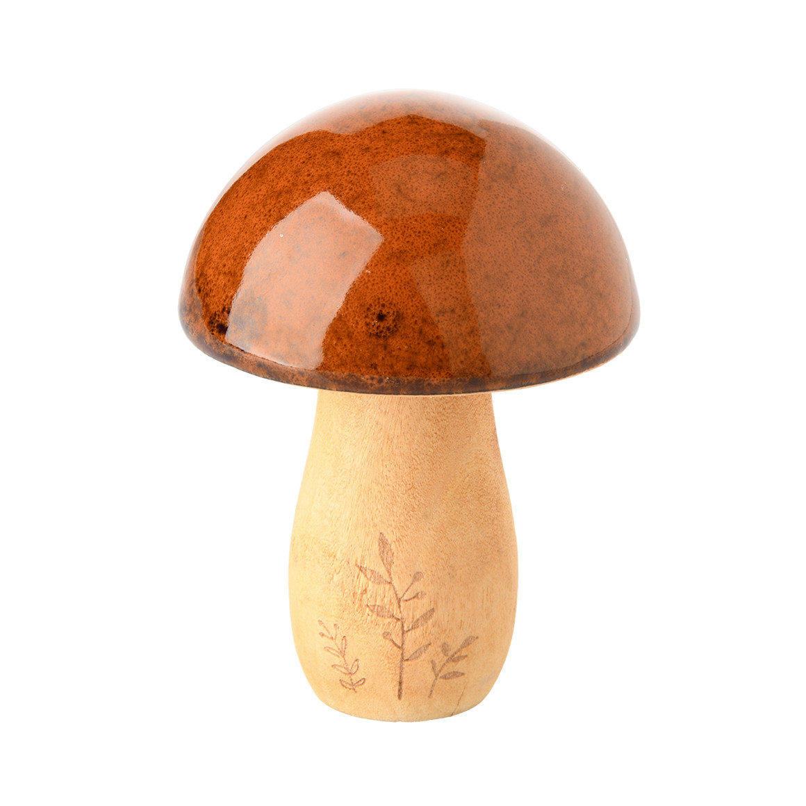 Kleiner Deko-Pilz mit glänzender Oberfläche Kleiner Deko-Pilz mit glänzender Oberfläche von My Home