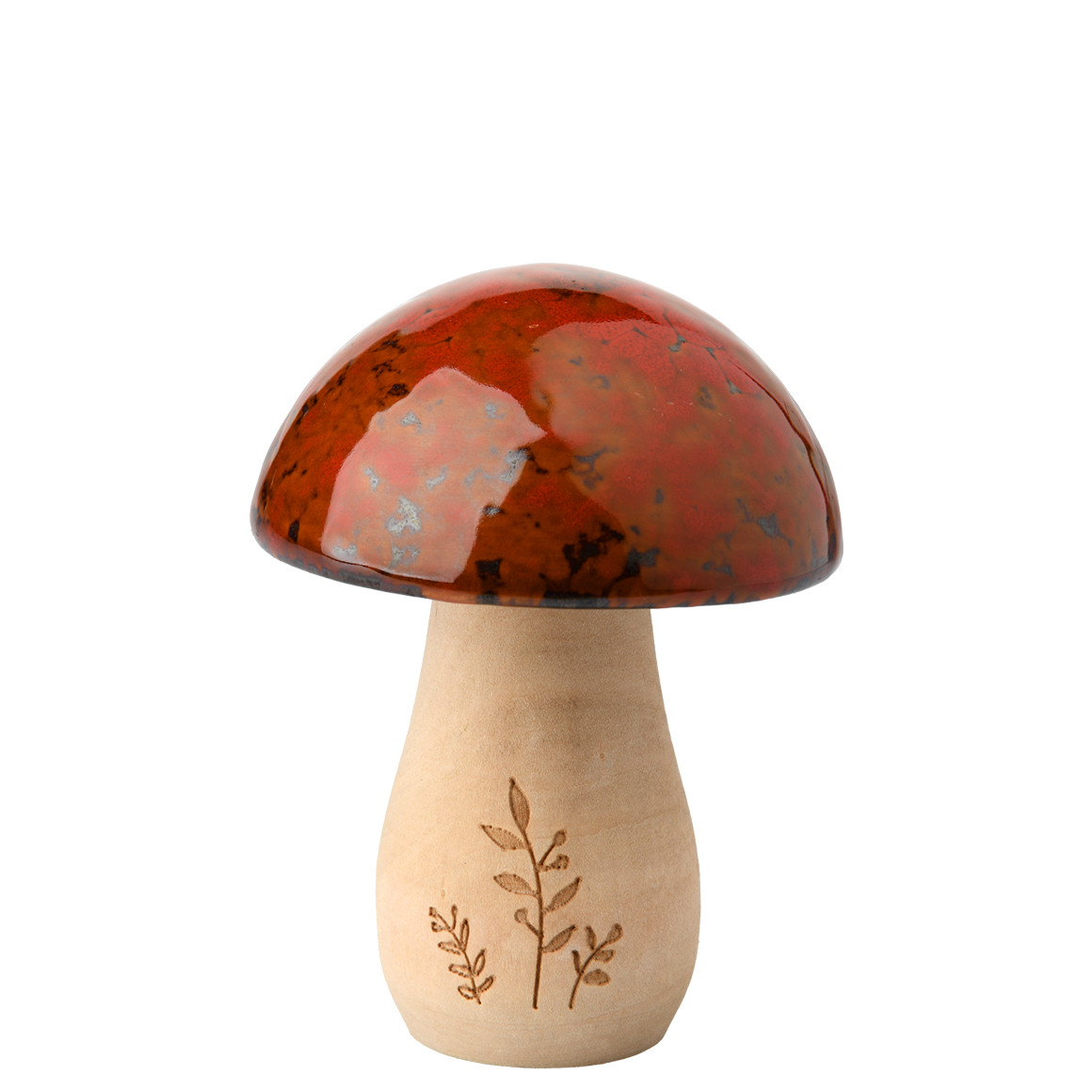 Kleiner Deko-Pilz mit glänzender Oberfläche Kleiner Deko-Pilz mit glänzender Oberfläche von My Home