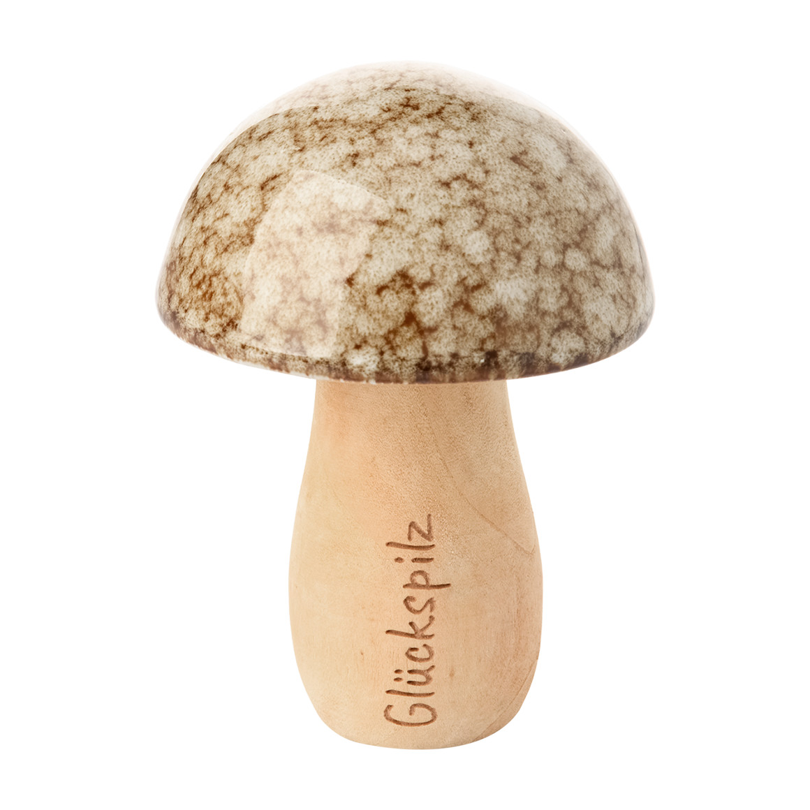 Kleiner Deko-Pilz mit glänzender Oberfläche Kleiner Deko-Pilz mit glänzender Oberfläche von My Home