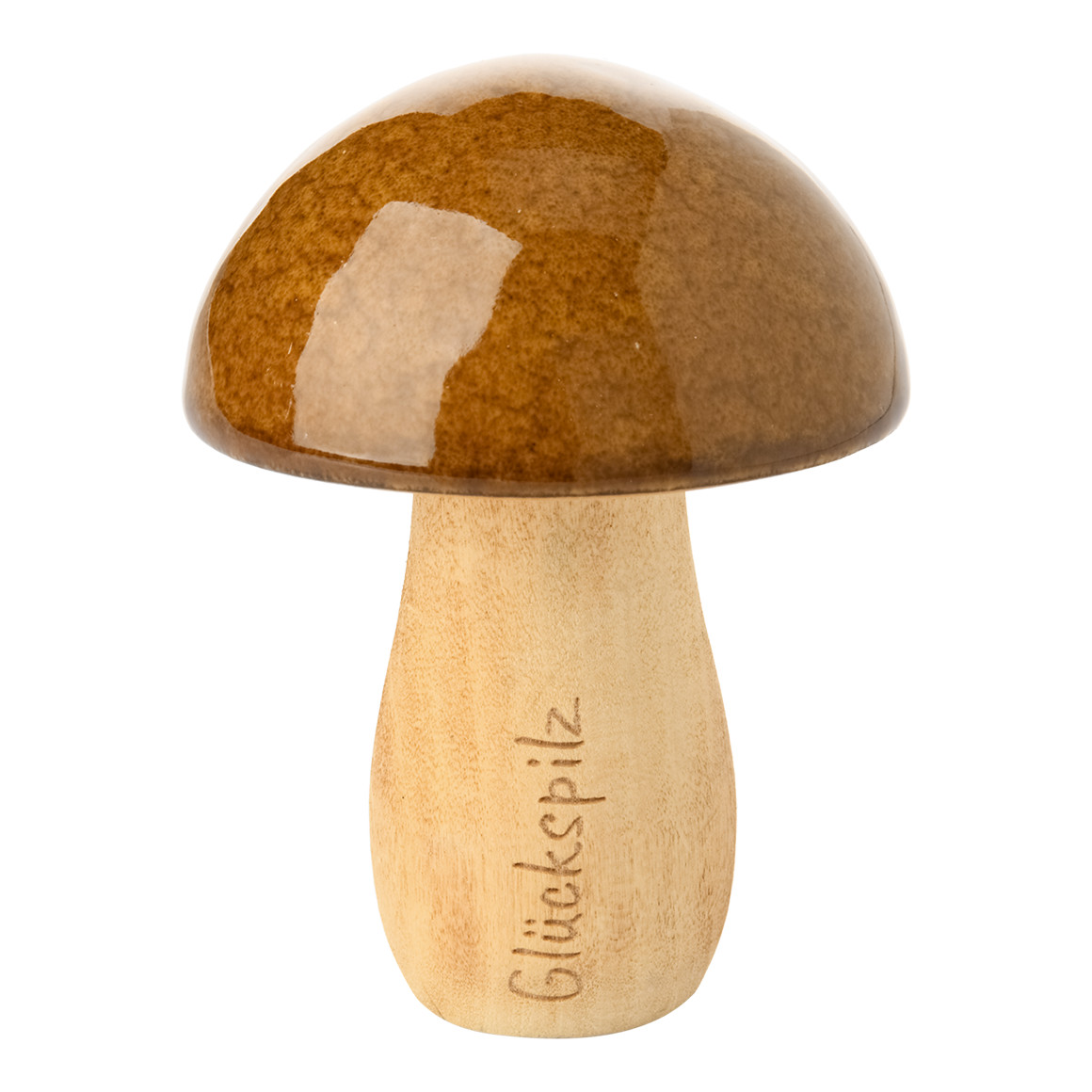 Kleiner Deko-Pilz mit glänzender Oberfläche Kleiner Deko-Pilz mit glänzender Oberfläche von My Home