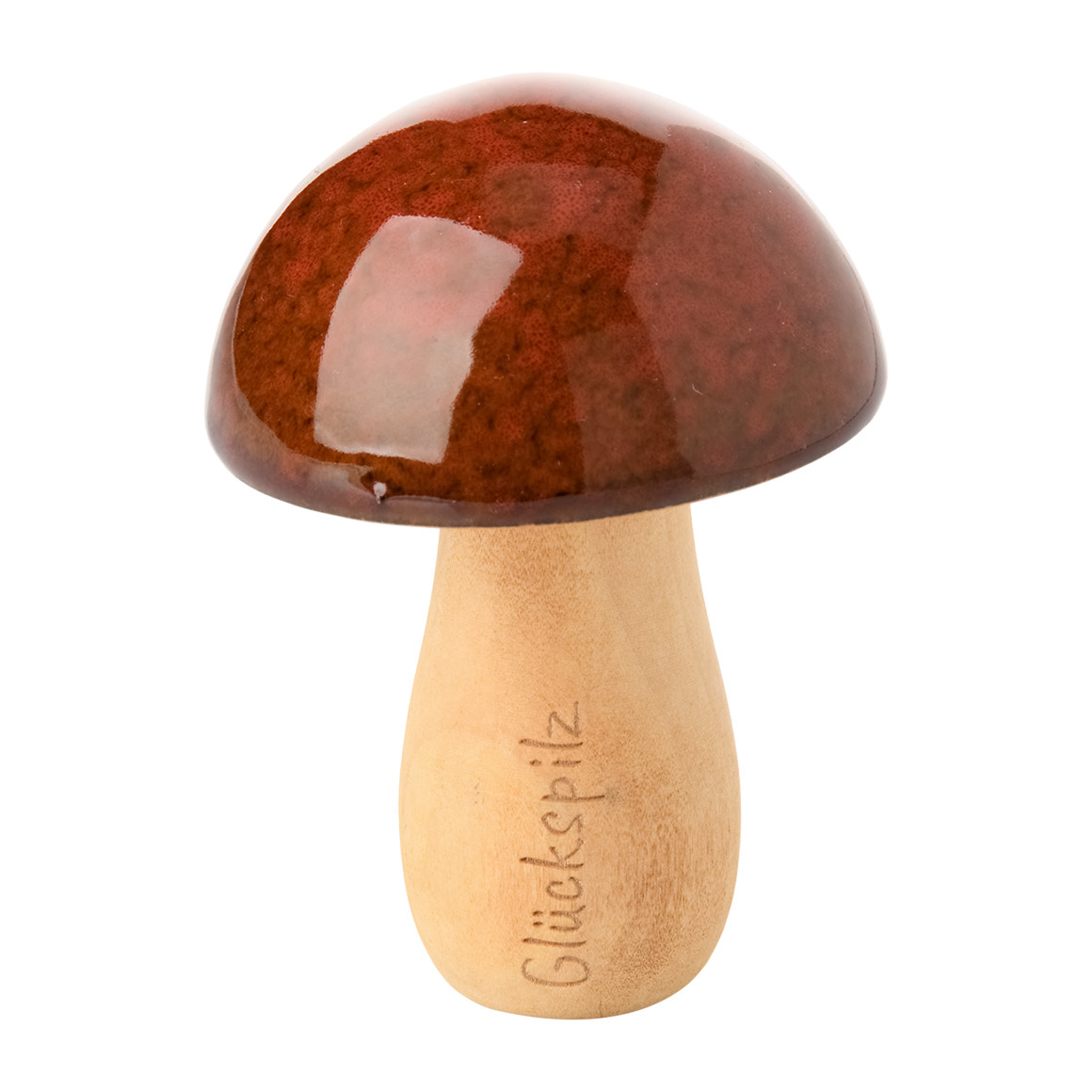 Kleiner Deko-Pilz mit glänzender Oberfläche Kleiner Deko-Pilz mit glänzender Oberfläche von My Home