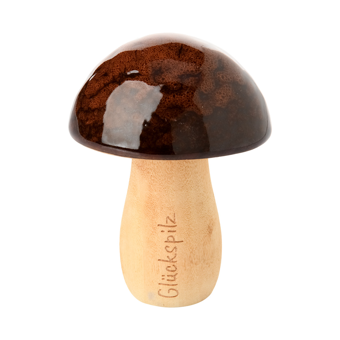 Kleiner Deko-Pilz mit glänzender Oberfläche Kleiner Deko-Pilz mit glänzender Oberfläche von My Home