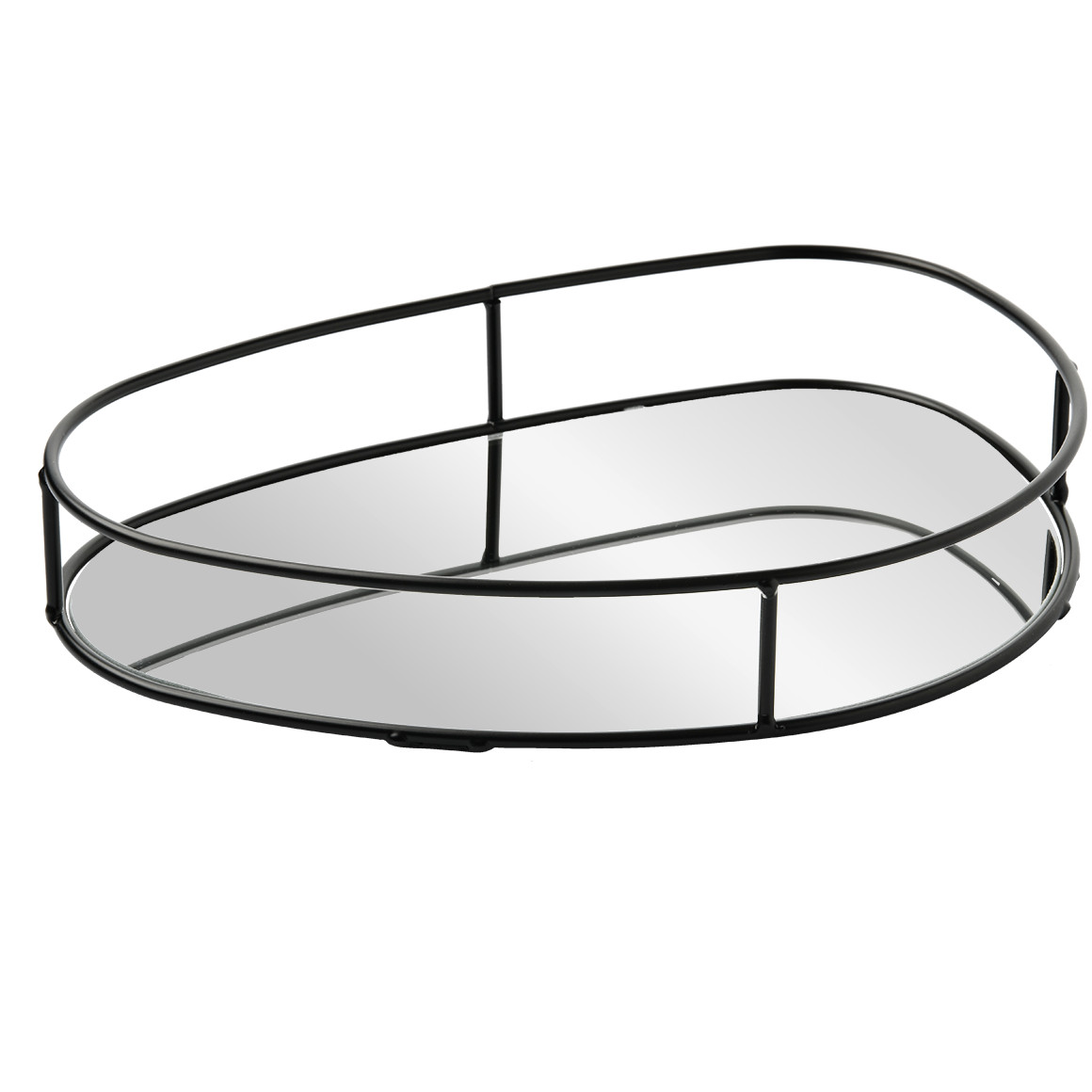 Spiegel-Tablett in ovaler Form Spiegel-Tablett in ovaler Form von My Home
