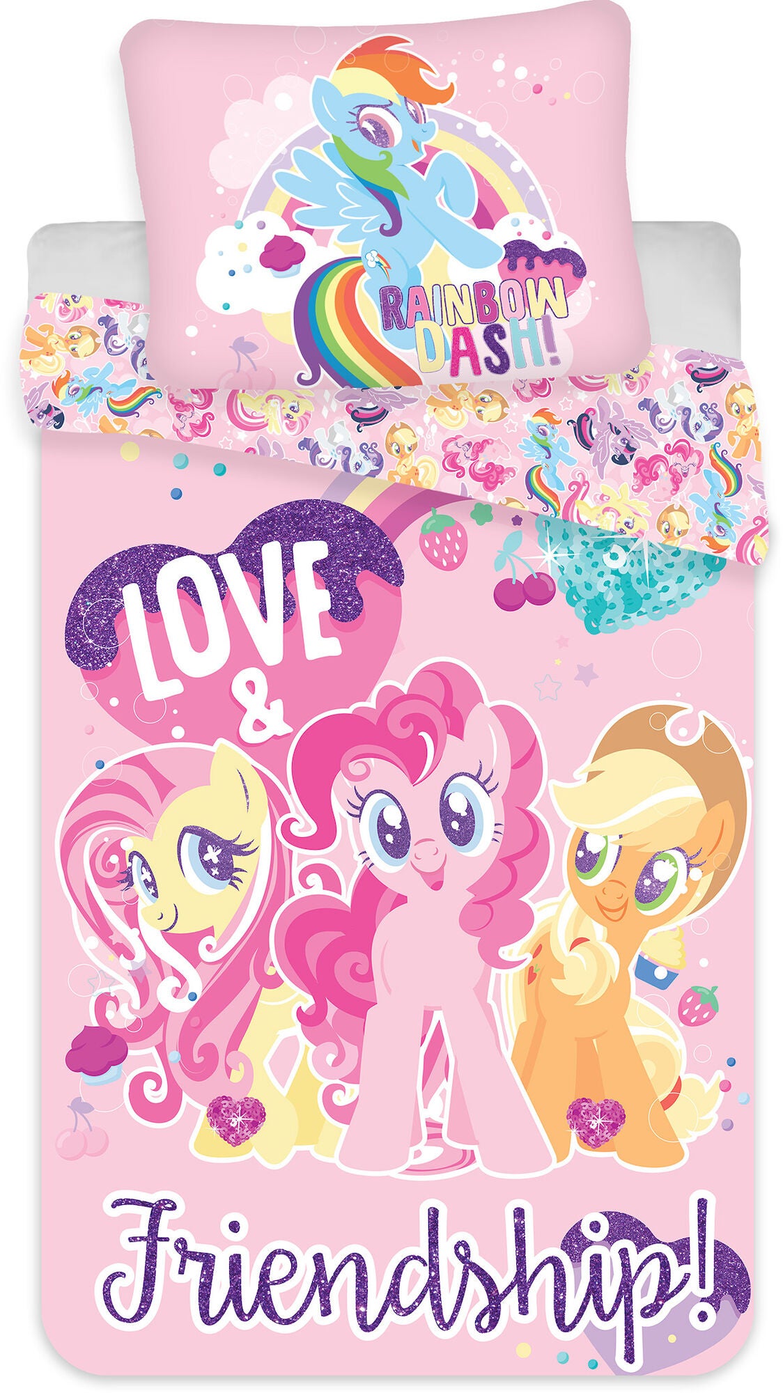 My Little Pony Bettwäsche-Set 140x200 cm von My Little Pony