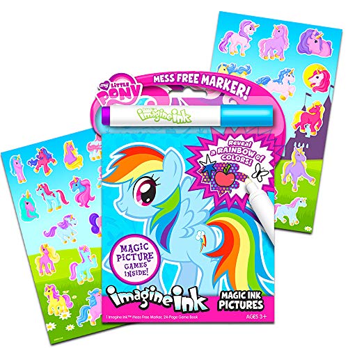 My Little Pony Imagine Ink Book Set (Includes Mess Free Marker and Stickers) von My Little Pony