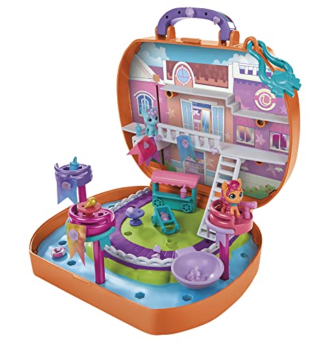 My Little Pony Mini World Magic Compact Creation Maretime Bay Spielzeug – Tragbares Spielset mit Sunny Starscout Pony für Kinder ab 5 Jahren, Mehrfarbig, F5248, 5.1 x 20.3 x 16.5 cm My Little Pony Mini World Magic Compact Creation Maretime Bay Spielzeug – Tragbares Spielset mit Sunny Starscout Pony für Kinder ab 5 Jahren, Mehrfarbig, F5248, 5.1 x 20.3 x 16.5 cm von My Little Pony