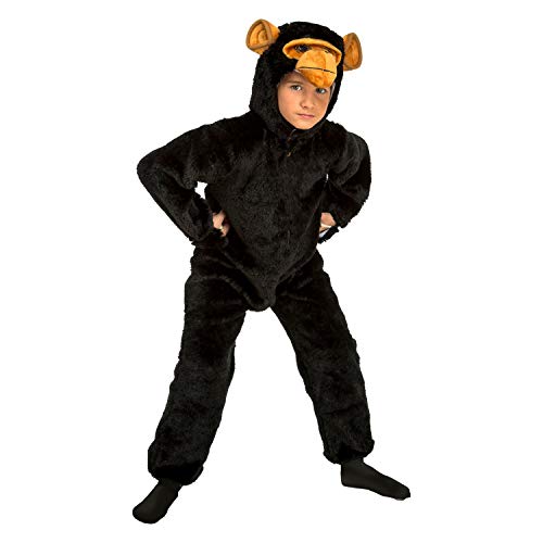 My Other Me 204361 Chimpancé Schimpanse Kostüm, Unisex - Kind, bunt, 7-9 años von My Other Me