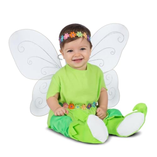My Other Me Baby-Kostüm mit Tinkerbell mit Stirnband, Flügeln, Kleid, Leggings und Söckchen, Grün, Größe 12-24 Monate. Umhüllen Sie Ihr Kind in eine Fantasiewelt. My Other Me Baby-Kostüm mit Tinkerbell mit Stirnband, Flügeln, Kleid, Leggings und Söckchen, Grün, Größe 12-24 Monate. Umhüllen Sie Ihr Kind in eine Fantasiewelt. von My Other Me