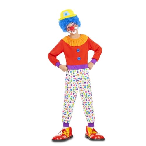 My Other Me Clown-Kostüm für Kinder, Unisex, mit Punktemuster in Rot und Weiß, rund, Größe 3-4 Jahre, leuchtet auf jeder Party mit ansteckender Freude. My Other Me Clown-Kostüm für Kinder, Unisex, mit Punktemuster in Rot und Weiß, rund, Größe 3-4 Jahre, leuchtet auf jeder Party mit ansteckender Freude. von My Other Me