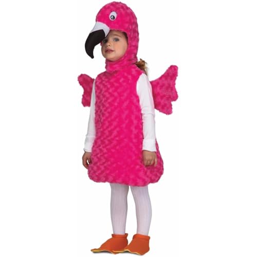 My Other Me Flamingo-Kostüm für Kinder, Unisex, mit Kleid, Mütze, Stiefelstulpen und Flügeln in Rosa, Größe 3-4 Jahre. Perfekt für eine Party voller Farbe und Freude My Other Me Flamingo-Kostüm für Kinder, Unisex, mit Kleid, Mütze, Stiefelstulpen und Flügeln in Rosa, Größe 3-4 Jahre. Perfekt für eine Party voller Farbe und Freude von My Other Me