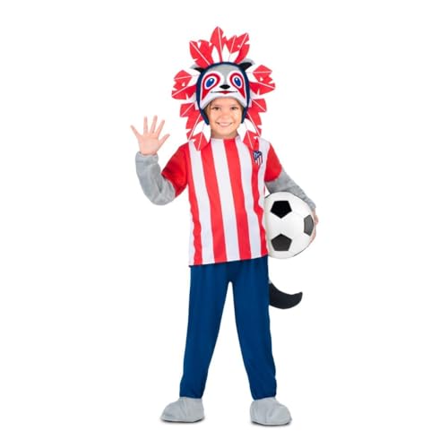 My Other Me Indi-Kostüm für Kinder, Unisex, mit Mütze, T-Shirt, Hose, Schwanz und Stiefelstulpen in Rot und Blau, Größe 7-9 Jahre, perfekt für Sportpartys My Other Me Indi-Kostüm für Kinder, Unisex, mit Mütze, T-Shirt, Hose, Schwanz und Stiefelstulpen in Rot und Blau, Größe 7-9 Jahre, perfekt für Sportpartys von My Other Me