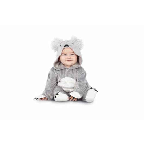 My Other Me Koala-Kostüm für Babys, Unisex, Größe 12 – 24 Monate, inkl. Monog Ris, mit weißen Beinen, schwarzen Krallen und Kapuze mit Pompom-Ohren, schwarzen Augen und runder Nase. My Other Me Koala-Kostüm für Babys, Unisex, Größe 12 – 24 Monate, inkl. Monog Ris, mit weißen Beinen, schwarzen Krallen und Kapuze mit Pompom-Ohren, schwarzen Augen und runder Nase. von My Other Me