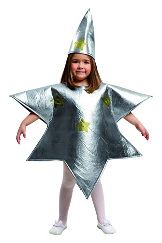 My Other Me – Kostüm für Mädchen Stern viving Costumes 3-4 años silber von My Other Me