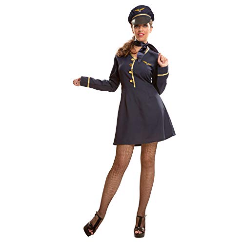 My Other Me Living Costumes Stewardess-Kostüm für Damen S von My Other Me