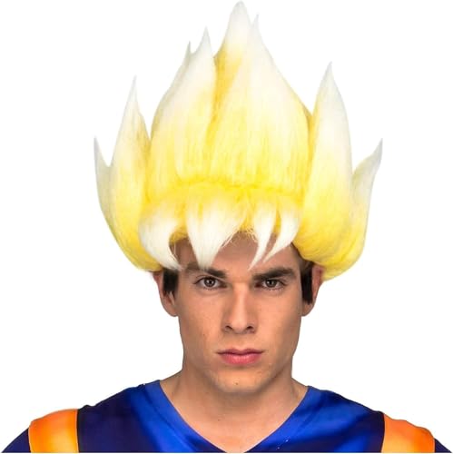 My Other Me Me- Saiyan Goku Dragon Ball Perücke, mehrfarbig (230124) von My Other Me